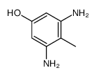 3,5-diamino-4-methylphenol结构式