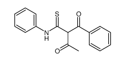 benzoyl a-phenyl thiocarbamoyl acetone结构式