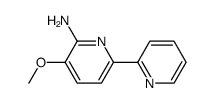 5-甲氧基-[2,2-联吡啶]-6-胺结构式