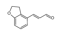 (E)-3-(2,3-dihydrobenzofuran-4-yl)acrylaldehyde Structure