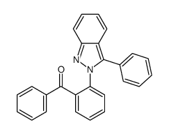 phenyl-[2-(3-phenylindazol-2-yl)phenyl]methanone结构式