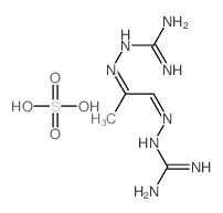 Methylglyoxal bis(guanylhydrazone) sulfate Structure