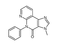 3-methyl-5-phenylimidazo[4,5-c][1,8]naphthyridin-4-one结构式