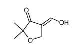 3(2H)-Furanone, dihydro-4-(hydroxymethylene)-2,2-dimethyl- (9CI) structure
