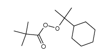 1-cyclohexyl-1-methylethyl peroxypivalate结构式