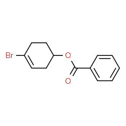 3-Cyclohexen-1-ol, 4-bromo-, 1-benzoate结构式