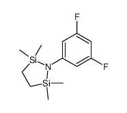 1-(3,5-difluorophenyl)-2,2,5,5-tetramethyl-1-aza-2,5-disilacyclopentane Structure