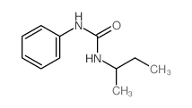 Urea,N-(1-methylpropyl)-N'-phenyl-结构式