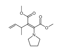 dimethyl 2-(but-3-en-2-yl)-3-(pyrrolidin-1-yl)maleate Structure