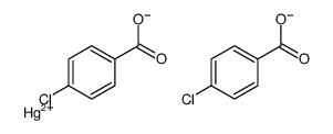 4-chlorobenzoate,mercury(2+) Structure