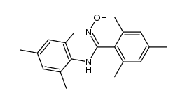 N-hydroxy-2,4,6-trimethyl-N'-(2,4,6-trimethyl-phenyl)-benzamidine结构式