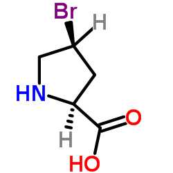 (4S)-4-Bromo-L-proline structure