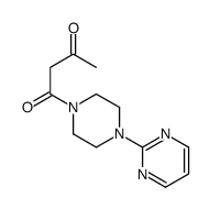 1-(4-pyrimidin-2-ylpiperazin-1-yl)butane-1,3-dione结构式