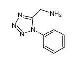 1-(1-phenyl-1H-tetrazol-5-yl)methanamine(SALTDATA: HCl) Structure