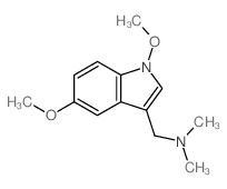 1H-Indole-3-methanamine,1,5-dimethoxy-N,N-dimethyl- Structure