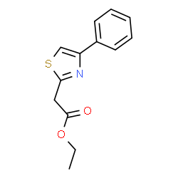 ethyl 2-(4-phenylthiazol-2-yl)acetate structure