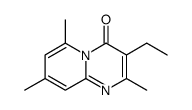 3-ethyl-2,6,8-trimethylpyrido[1,2-a]pyrimidin-4-one结构式