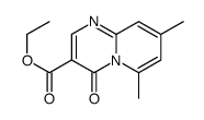 6,8-Dimethyl-4-oxo-4H-pyrido[1,2-a]pyrimidine-3-carboxylic acid ethyl ester结构式