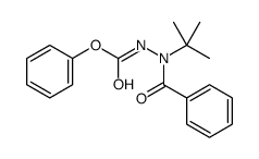 phenyl N-[benzoyl(tert-butyl)amino]carbamate Structure
