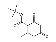 tert-butyl 6-methyl-2,4-dioxocyclohexane-1-carboxylate Structure