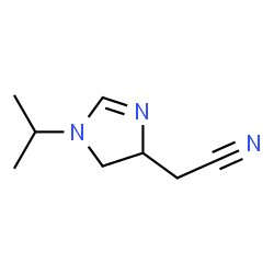 1H-Imidazole-4-acetonitrile,4,5-dihydro-1-(1-methylethyl)-(9CI)结构式