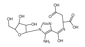 N-Succinyl-5-aminoimidazole-4-carboxamide Ribose结构式