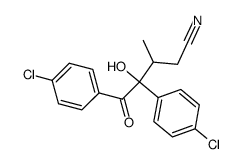 α-(2-cyano-1-methylethyl)-4,4'-dichlorobenzoin Structure