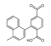 2-(4-methylnaphthalen-1-yl)-4-nitrobenzoic acid结构式