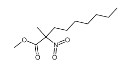α-Nitro-α-methyl-pelargonsaeure-methylester Structure