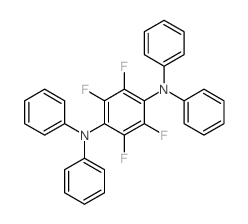 1,4-Benzenediamine,2,3,5,6-tetrafluoro-N1,N1,N4,N4-tetraphenyl- Structure