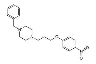 1-benzyl-4-[3-(4-nitrophenoxy)propyl]piperazine Structure