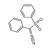 phenyl(phenylsulfonyl)diazomethane Structure