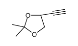 1,3-Dioxolane, 4-ethynyl-2,2-dimethyl-, (R)- (9CI) structure
