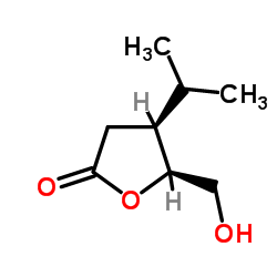 D-threo-Pentonic acid, 2,3-dideoxy-3-(1-methylethyl)-, gamma-lactone (9CI)结构式