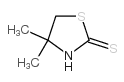 2-Thiazolidinethione,4,4-dimethyl-结构式