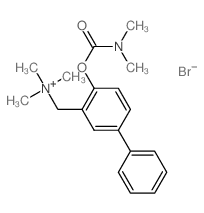 [2-(dimethylcarbamoyloxy)-5-phenyl-phenyl]methyl-trimethyl-azanium bromide picture