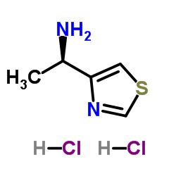 (1R)-1-(1,3-Thiazol-4-yl)ethanamine dihydrochloride结构式