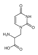 2-氨基-3-(2,4-二氧-3,4-二氢-2H-嘧啶-1-基)-丙酸结构式