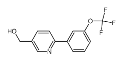 (6-[3-(TRIFLUOROMETHOXY)PHENYL]PYRIDIN-3-YL)METHANOL picture