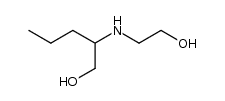 2-(2-hydroxy-ethylamino)-pentan-1-ol结构式