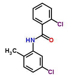 2-Chloro-N-(5-chloro-2-methylphenyl)benzamide结构式