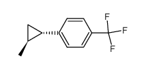 (1S,2S)-2-(p-trifluoromethylphenyl)cyclopropylmethane Structure