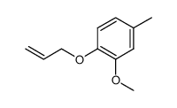 1-(allyloxy)-2-methoxy-4-methylbenzene Structure