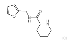 N-(2-Furylmethyl)-2-piperidinecarboxamide hydrochloride结构式