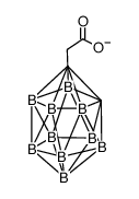 o-carboranylacetic acid Structure