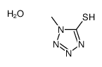 1-methyl-2H-tetrazole-5-thione,hydrate结构式