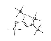 (N,N-bis(trimethylsilyl)amino)ketene bis(trimethylsilyl) acetal结构式