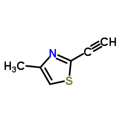2-Ethynyl-4-methyl-1,3-thiazole structure