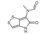 N-(4,5-Dihydro-5-oxo-1,2-dithiolo[4,3-b]pyrrol-6-yl)-N-methylformamide Structure