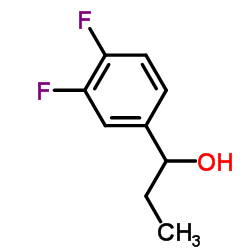 1-(3,4-Difluorophenyl)-1-propanol结构式